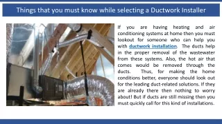 things that you must know while selecting