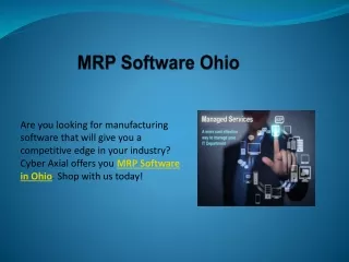 MRP Software Ohio