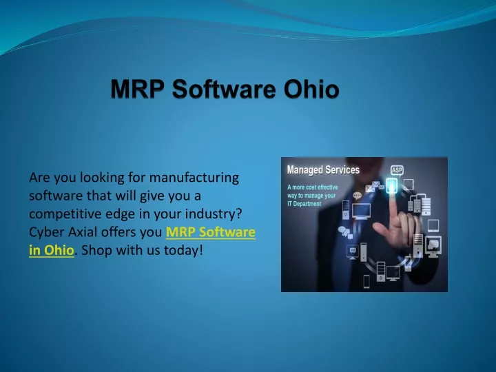 mrp software ohio