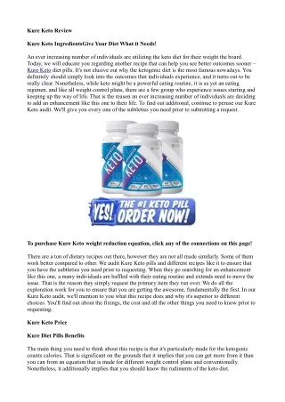 kure keto review