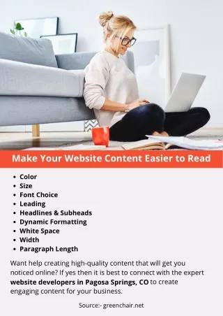 make your website content easier to read