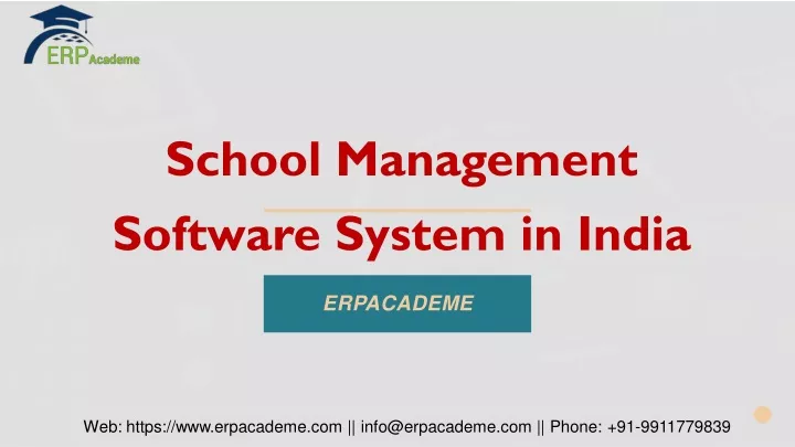 school management software system in india