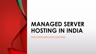 managed server hosting in india