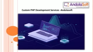 custom php development services andolasoft