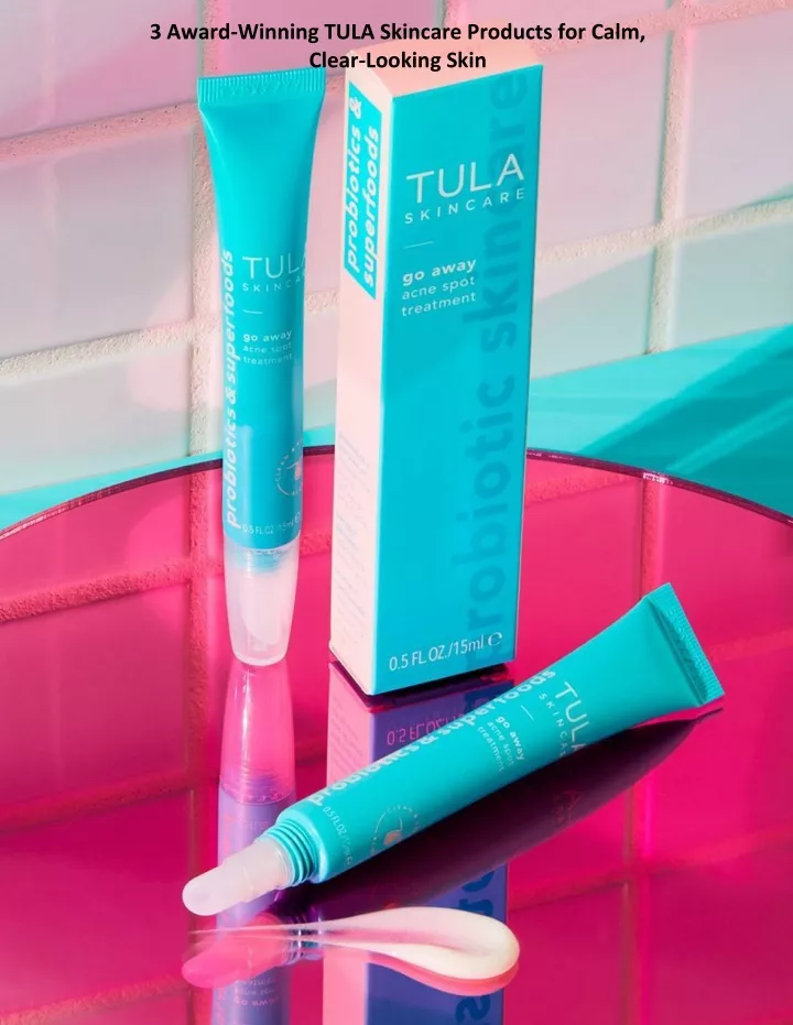 3 award winning tula skincare products for calm