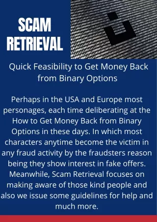 scam retrieval
