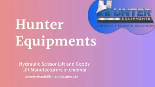 Goods Lift Manufacturers in Chennai