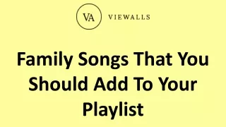 Family Songs That You Should Add To Your Playlist