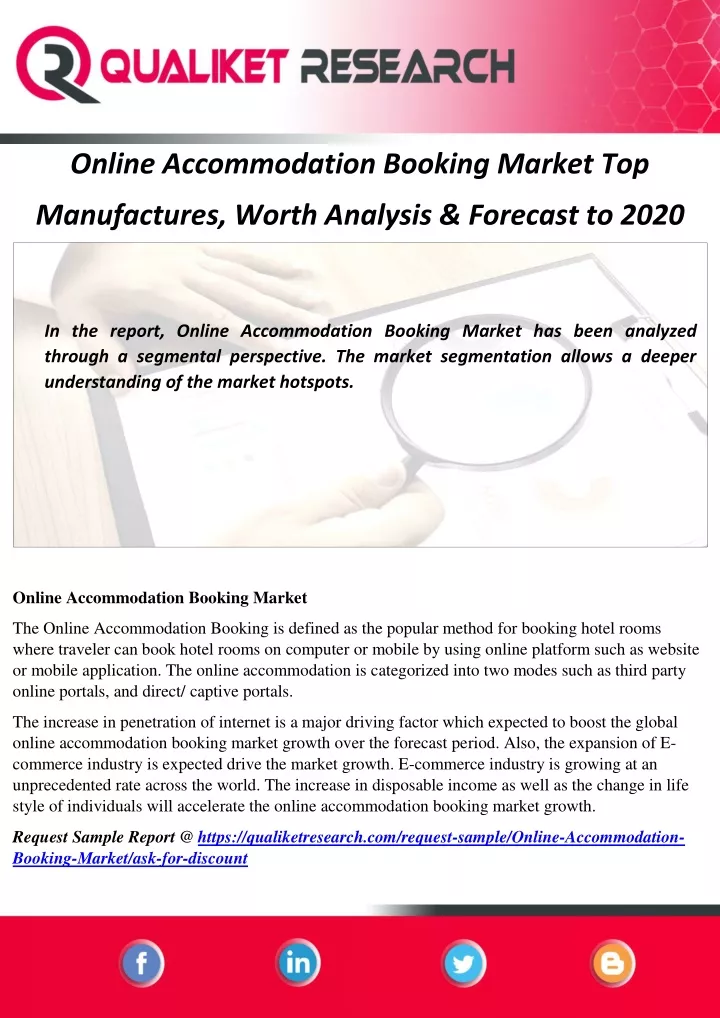 online accommodation booking market top