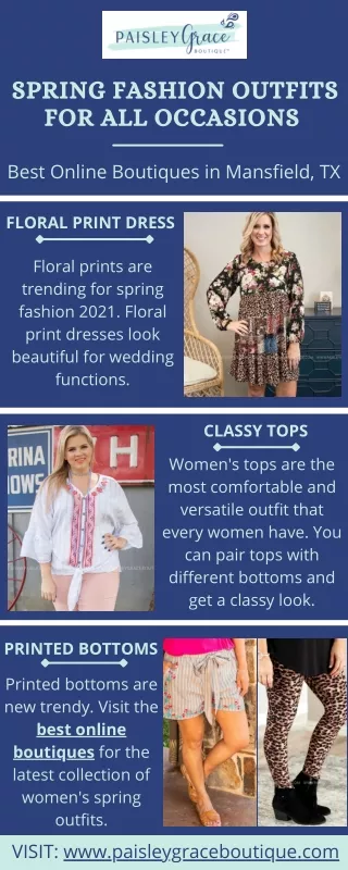 Spring Fashion Outfits