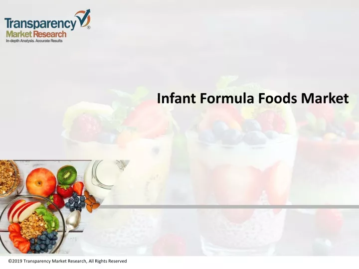 infant formula foods market