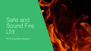 safe and sound fire ltd