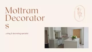 Decorators In Derbyshire - Mottram Decorators