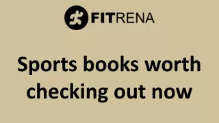 Sports books worth checking out now