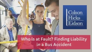 who is at fault finding liability