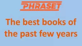 The best books of the past few years