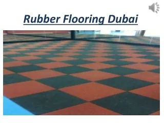 rubber flooring dubai