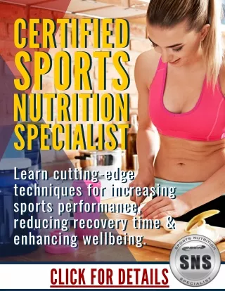 certified sports nutrition