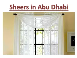 sheers in abu dhabi