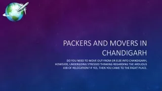 Packers and Movers in Chandigarh |7790012001