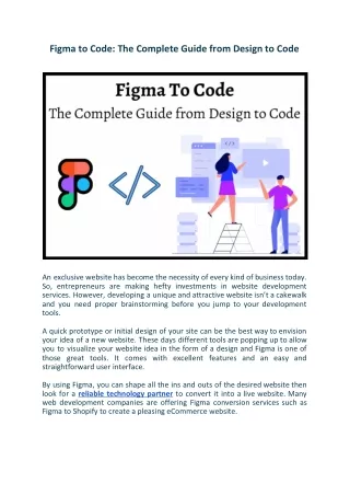 Figma to Code: The Complete Guide from Design to Code