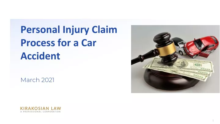 personal injury claim process for a car accident