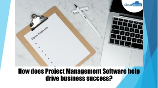 How does Project Management Software help drive business success?