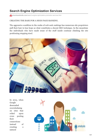 search engine optimization services