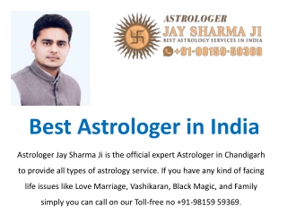 Vashikaran Specialist In India | Astrologer Jay Sharma Ji | Vashikaran Specialist Astrologer