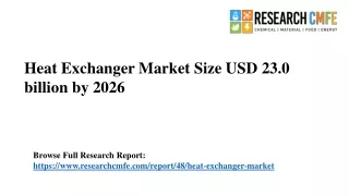 heat exchanger market size usd 23 0 billion