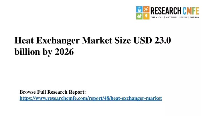heat exchanger market size usd 23 0 billion