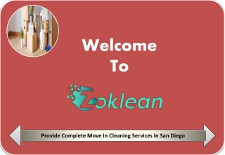 Professional Move In Cleaning Services At Best Price