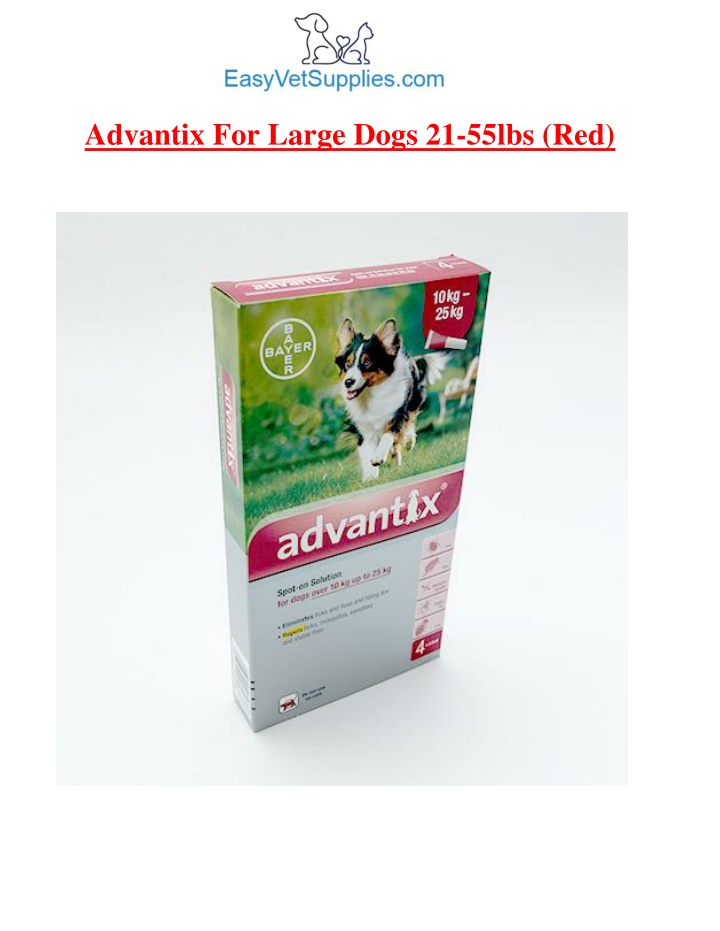 advantix for large dogs 21 55lbs red