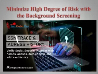 Minimize High Degree of Risk with the Background Screening