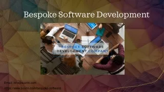 Bespoke Software Development - Suvrin Technologies