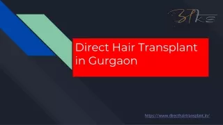 Hair Transplant in Gurgaon | Best Hair Loss/Fall Treatment Clinic India