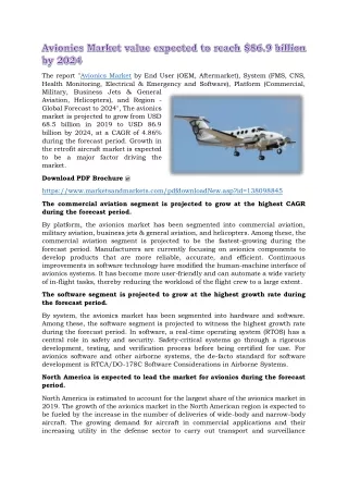 the report avionics market by end user
