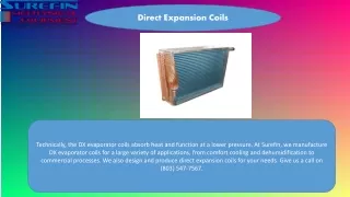Direct Expansion Coils