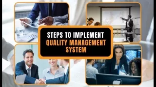 steps to implement quality management system
