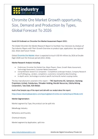 chromite ore market growth opportunity size
