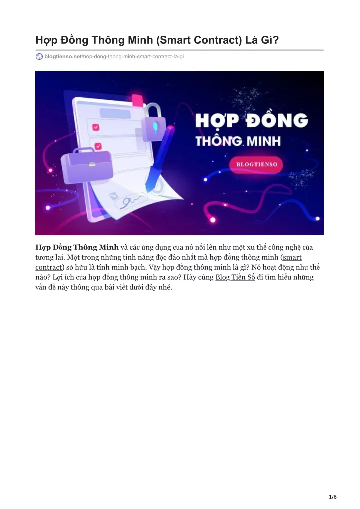 h p ng th ng minh smart contract l g