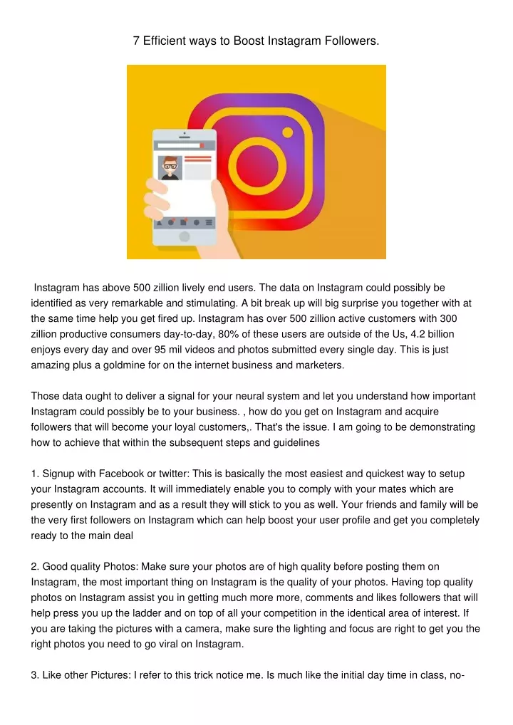 7 efficient ways to boost instagram followers