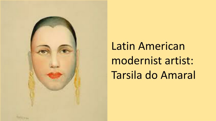 latin american modernist artist tarsila do amaral