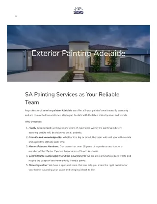 Domestic painters Adelaide