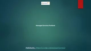 Managed Services Portland