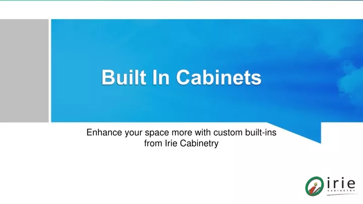 built in cabinets