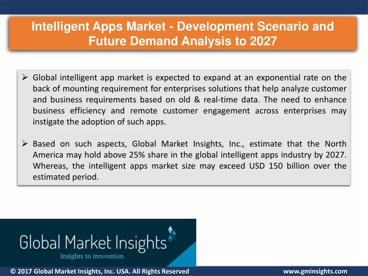 intelligent apps market development scenario