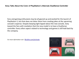Sony Talks About the Color of PlayStation’s Alternate DualSense Controller