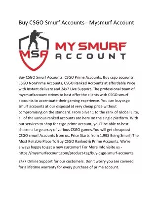 Buy csgo smurf accounts - My Smurf Account