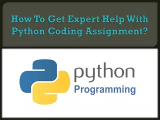how to get expert help with python coding assignment